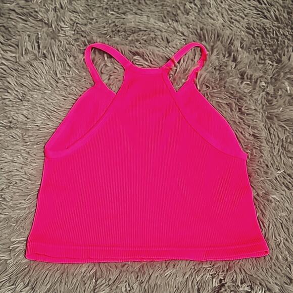 NWOT Maternity Free People Movement x Hatch Happiness Runs Crop M/L Bright Pink - Picture 7 of 9